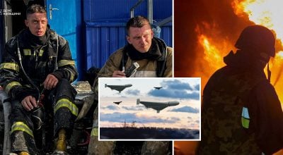 Атака дронів, Шахеди, рятувальники Атака дронів, Шахеди, рятувальники