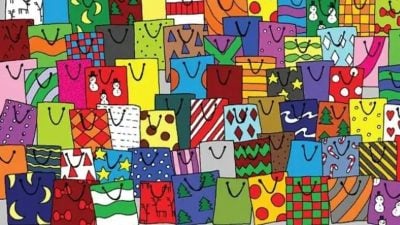 Знайдіть подарункову картку серед пакетів: тільки 1% побачить її за 18 секунд