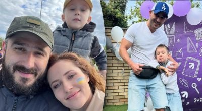 Пока мама заграницей: экс-супруг Денисенко забрал сына на семейную прогулку