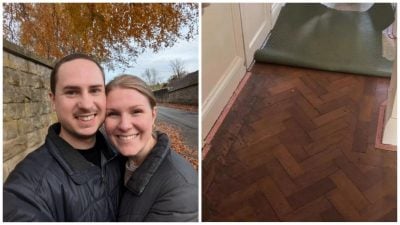 Пара купила столітній будинок і зірвала "джекпот": що було під килимом у коридорі