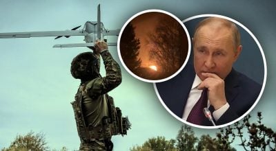 путин, дронщик, удар по РФ