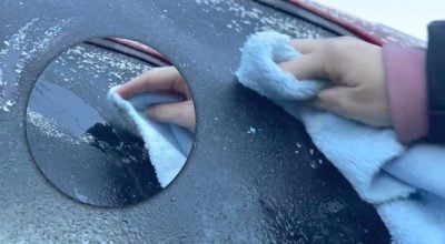 Лід 'сповзе', але є нюанс: чи варто натирати вікна авто оцтом взимку Лід 'сповзе', але є нюанс: чи варто натирати вікна авто оцтом взимку