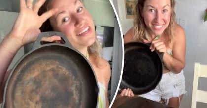 Нагар та іржа зникнуть із чавунних сковорідок, якщо потерти їх одним овочем
