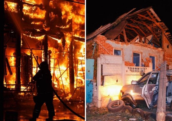 Росія вдарила КАБами і ракетами по Харкову: спалахнули пожежі, є постраждалі