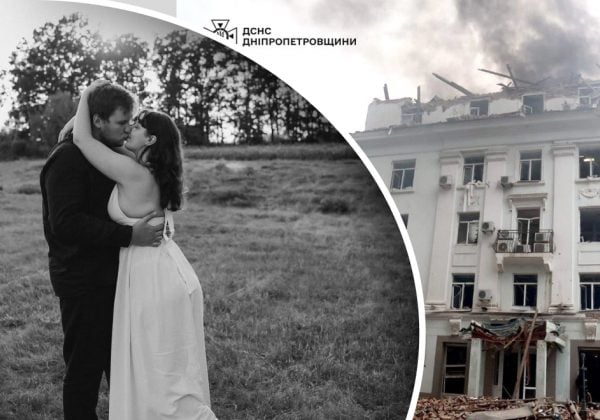 "Моє серце розбите": жінка стала вдовою одразу після весілля через удар по Дніпру