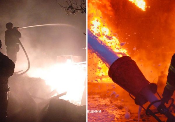 РФ запустила дроны по Украине: вспыхнул пожар, начались отключения света