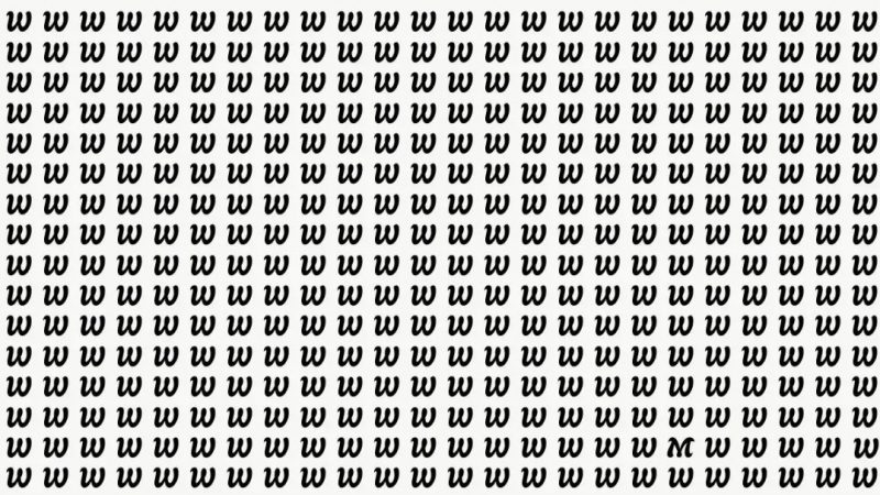 Ребус для тих, у кого чудовий зір: треба за 22 секунди знайти літеру M