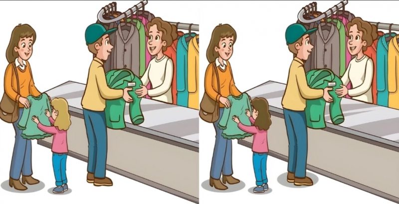 Тест на IQ: найдите 3 отличия на картинках магазина одежды за 25 секунд