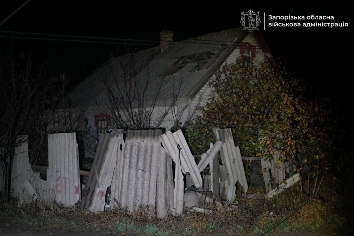 Наслідки російського удару по Запоріжжю