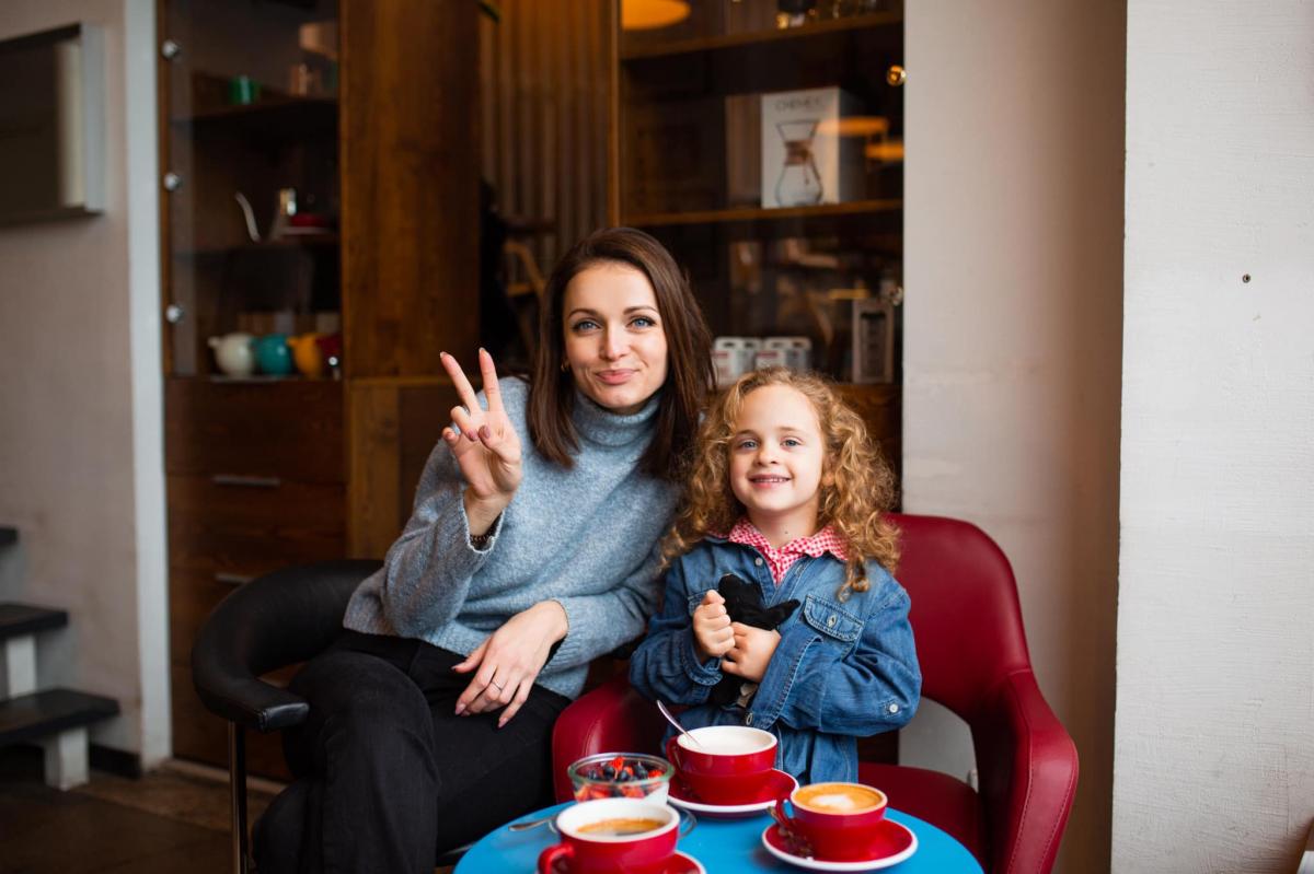 Ксенія Данилова з донькою