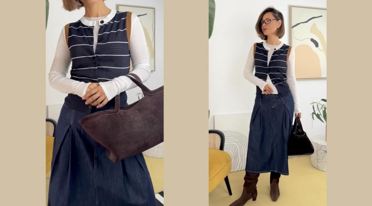 Із чим поєднувати джинсову спідницю Із чим поєднувати джинсову спідницю