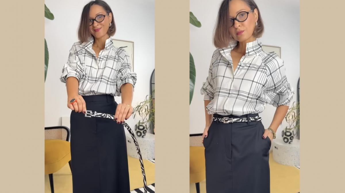 Спідниця-колона + сорочка + пояс Спідниця-колона + сорочка + пояс