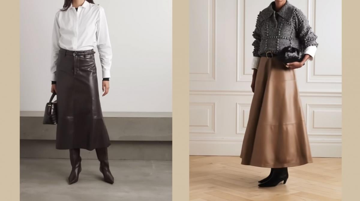 Із чим носити шкіряну спідницю Із чим носити шкіряну спідницю