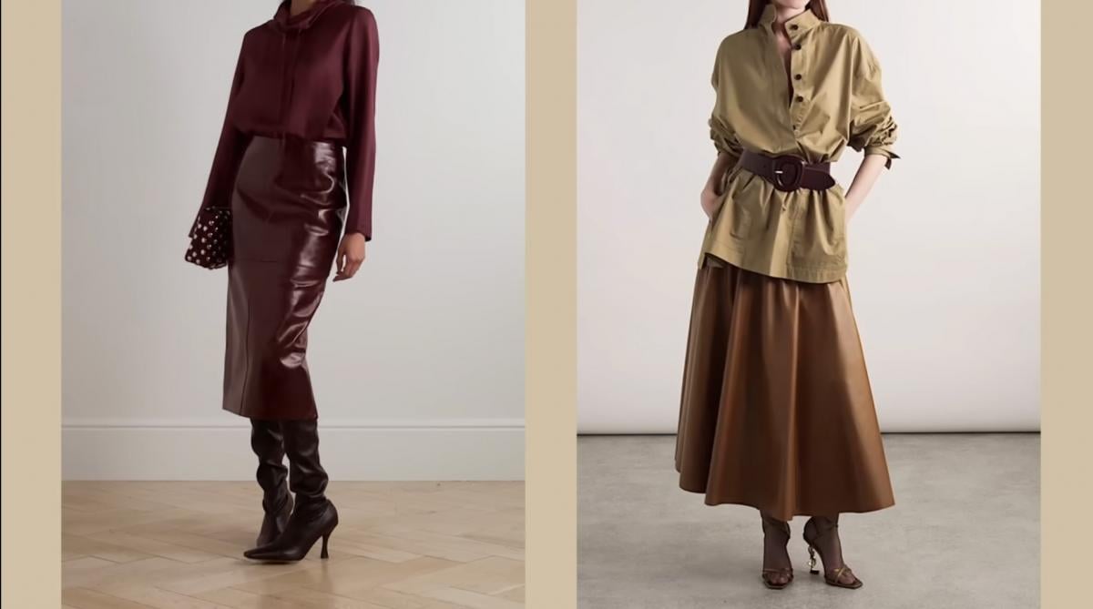 Із чим носити шкіряну спідницю Із чим носити шкіряну спідницю