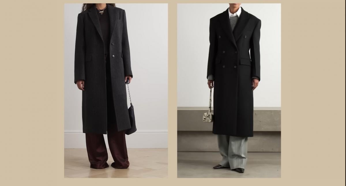 Однобортне та двобортне пальто Однобортне та двобортне пальто