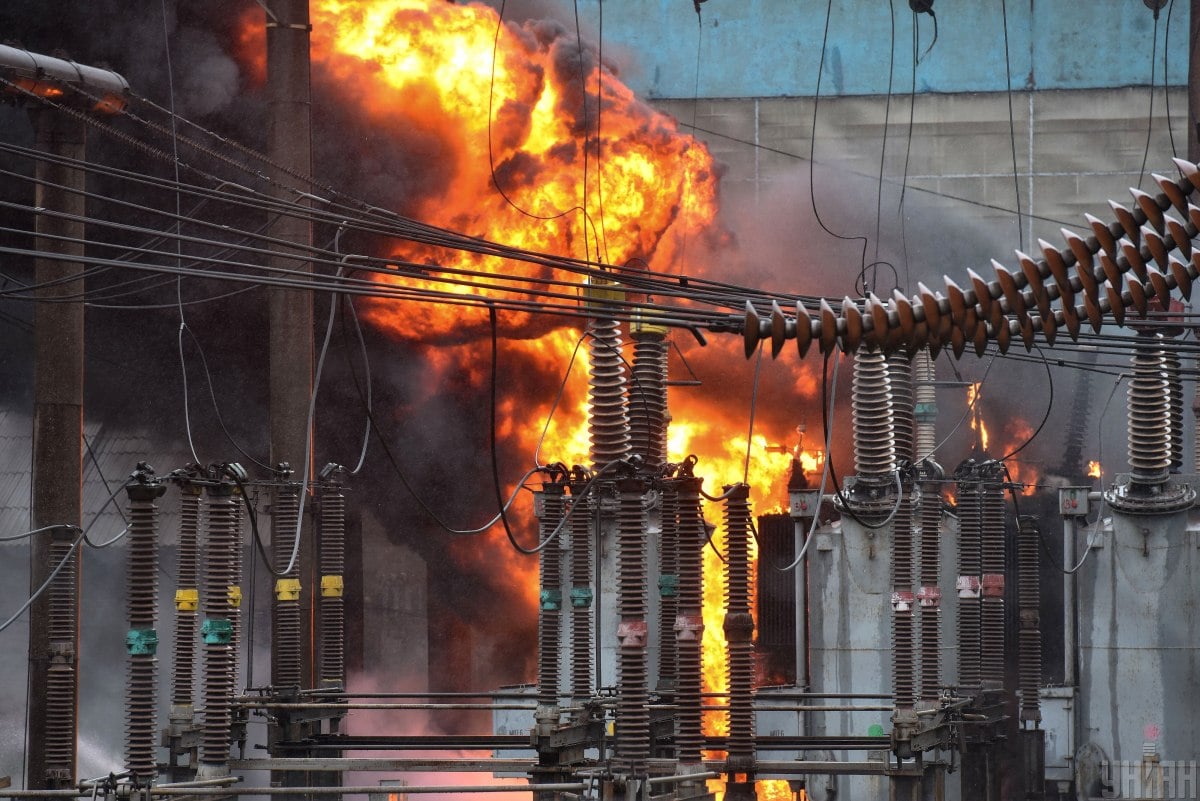 Пожежа на трансформаторі 
