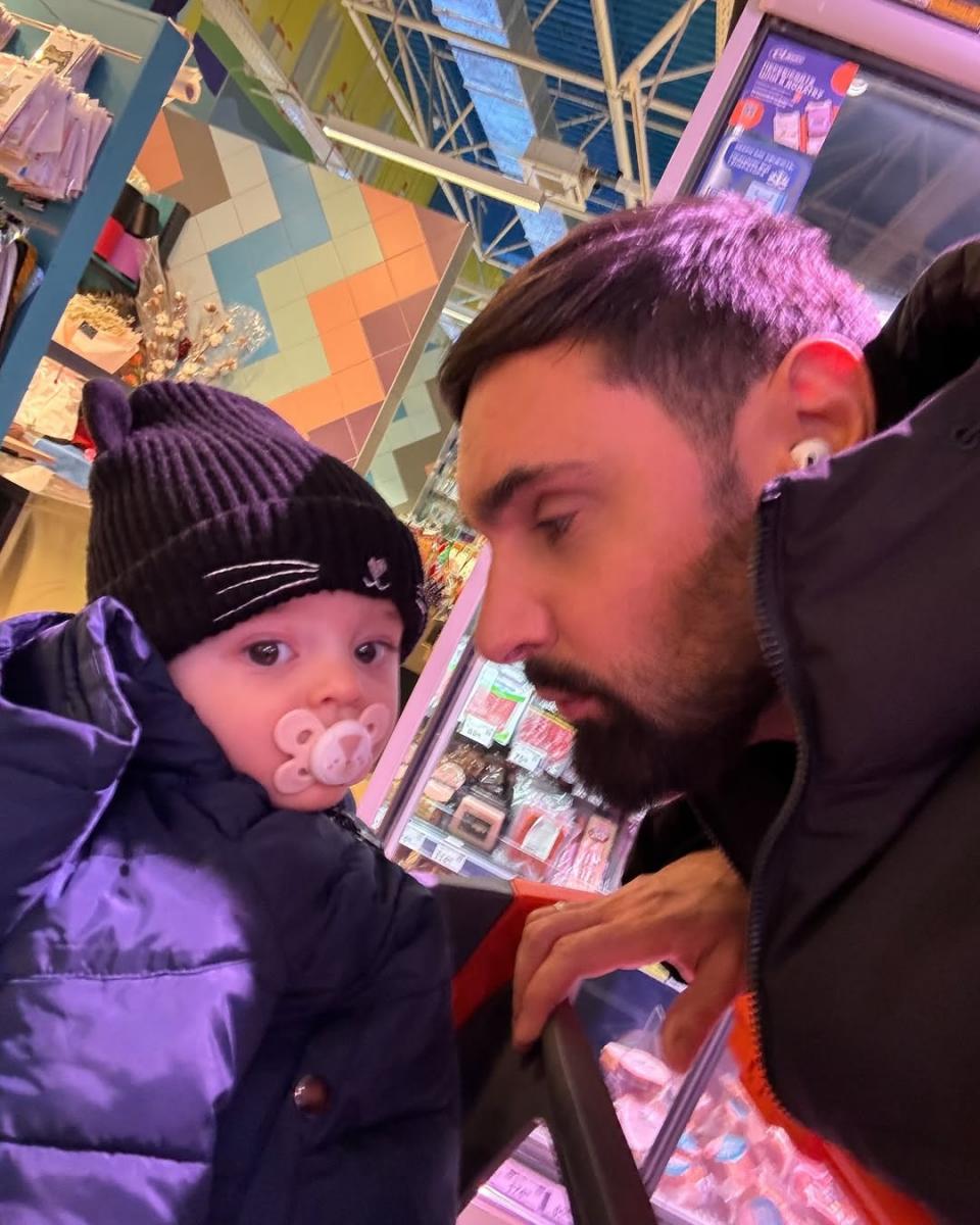 Віталій Козловський із сином