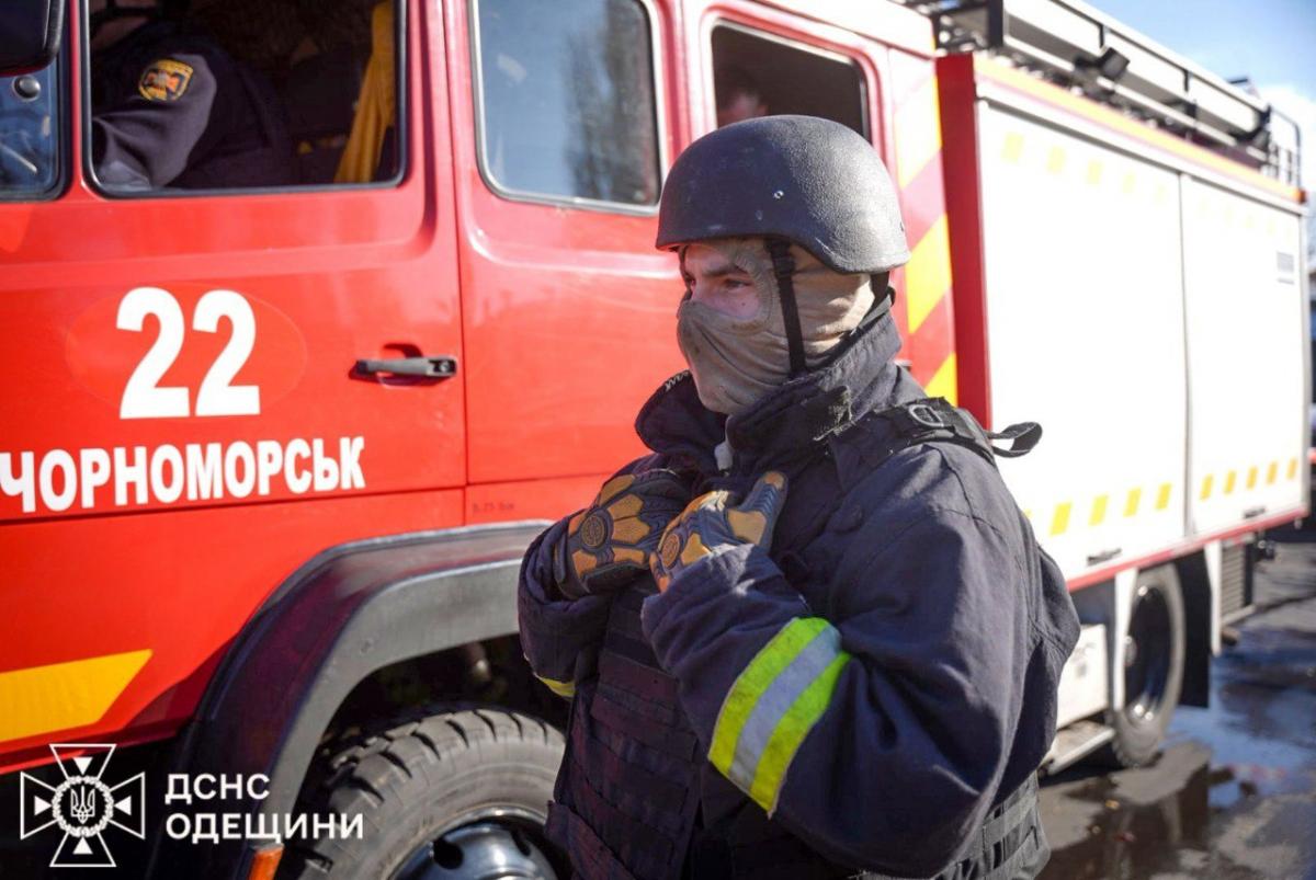 Удар по ринку в Чорноморську 14 листопада 