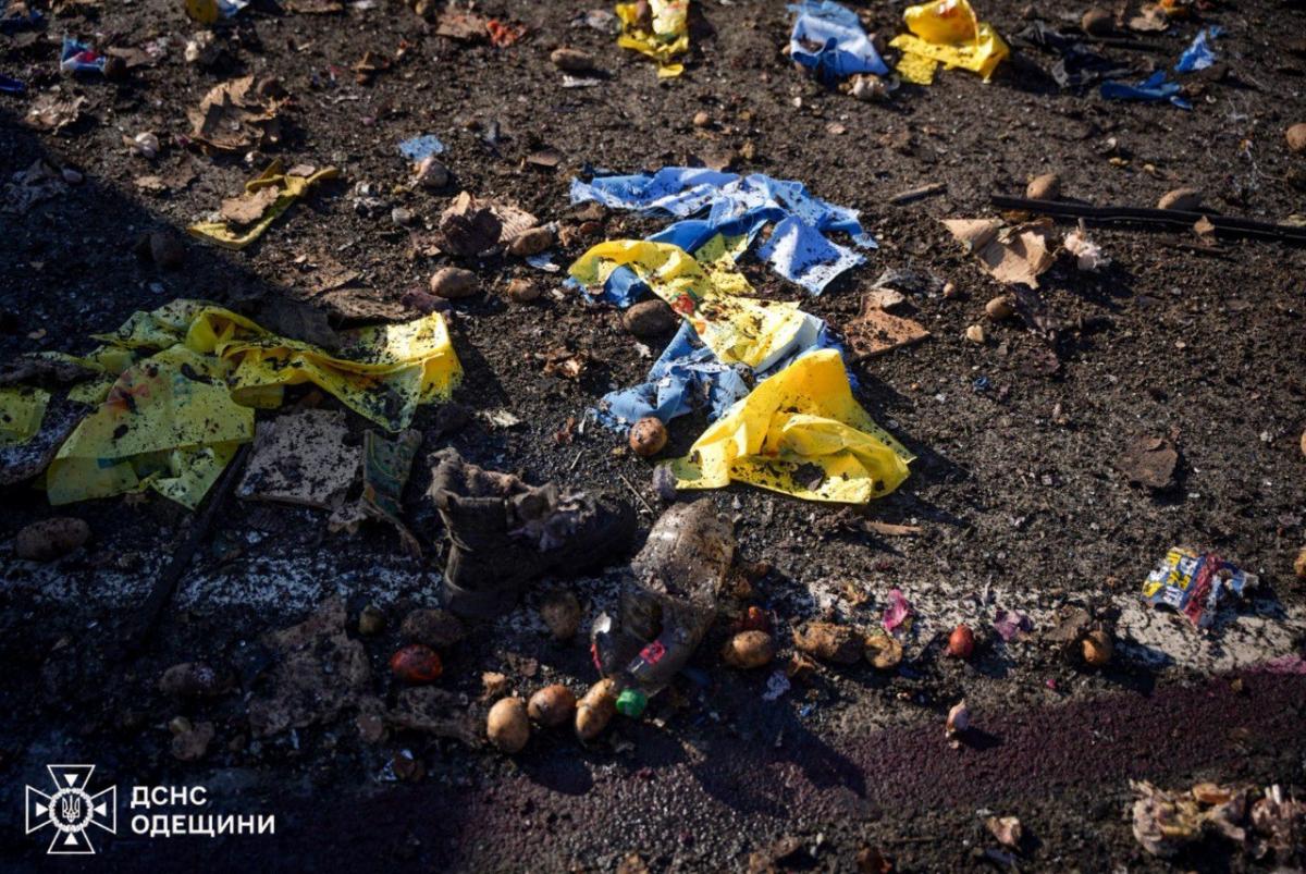 Удар по ринку в Чорноморську 14 листопада 