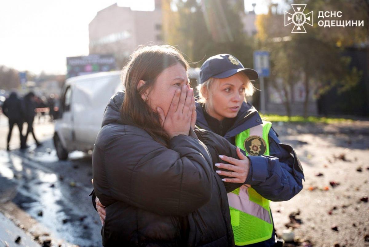 Удар по ринку в Чорноморську 14 листопада 