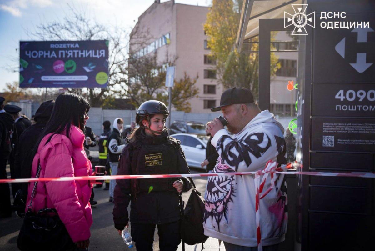 Удар по ринку в Чорноморську 14 листопада 