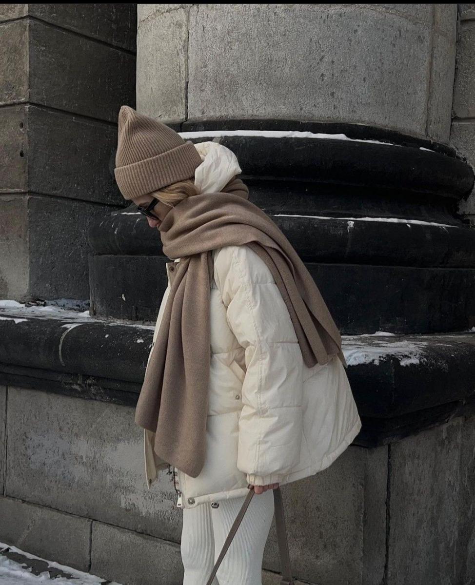 Короткий пуховик