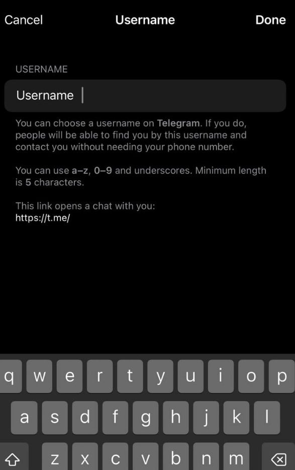 Як створити юзернейм в Telegram Як створити юзернейм в Telegram