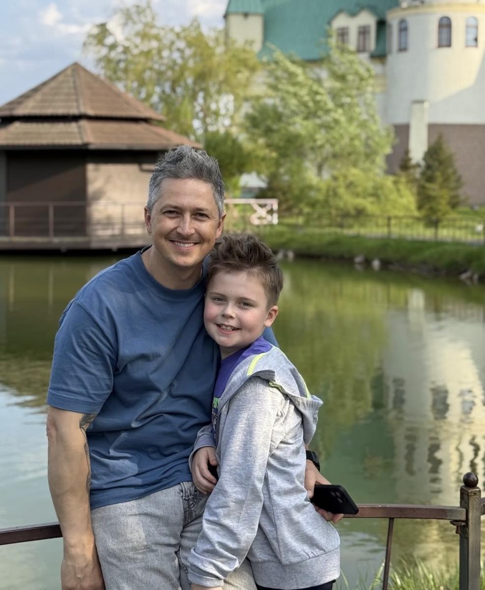 Педан розповів про виховання сина 