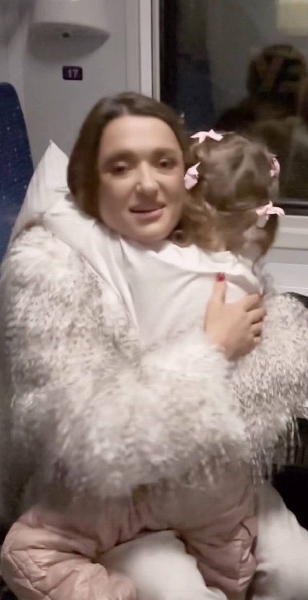 Могилевська і донька Соня 