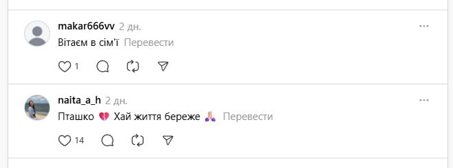 Пташка вступила в ВСУ