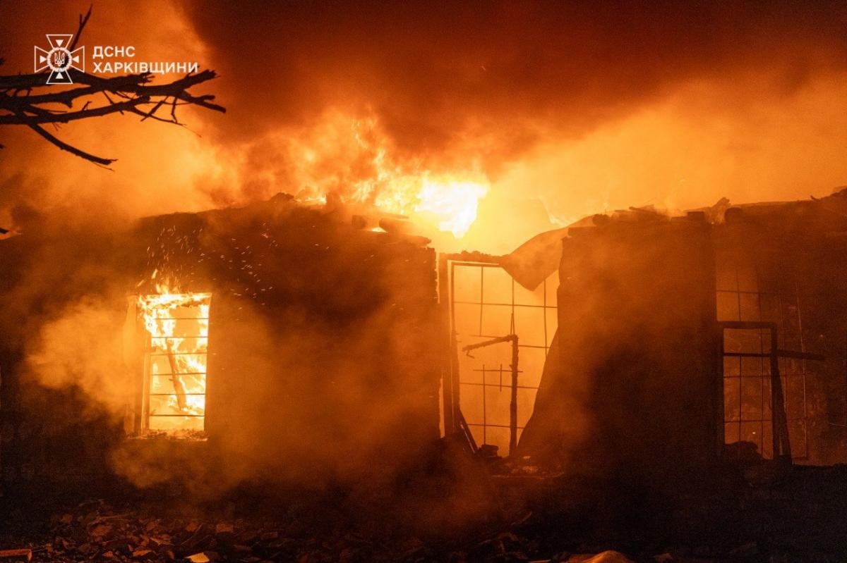 Наслідки атаки дронів на Харків