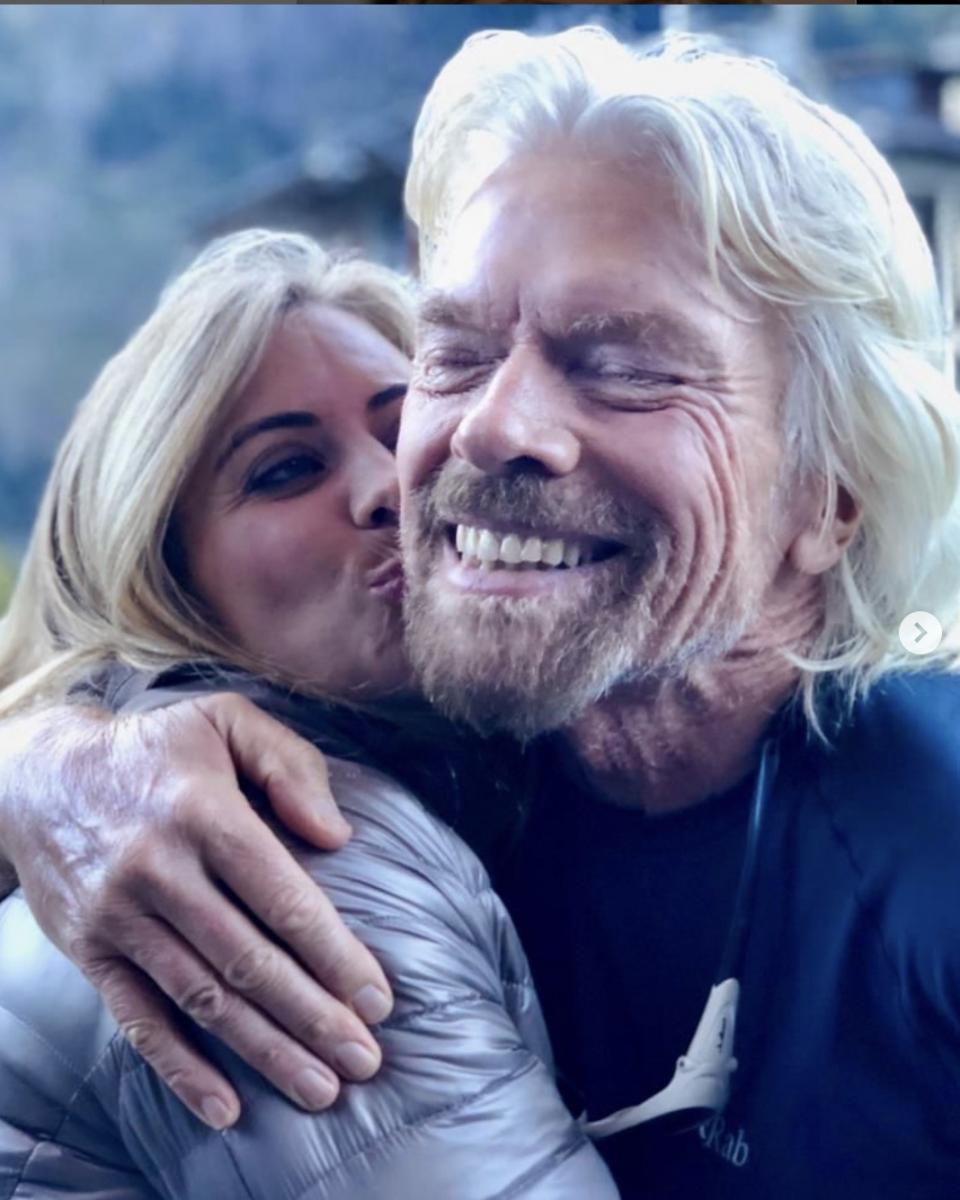 Ричард Брэнсон с дочерью 