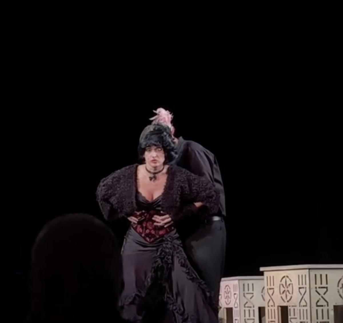 Ольга Комановская в роли гуцулки Ксени 