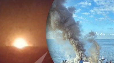 Загорівся корабель і не тільки: Україна завдала масованого удару по порту РФ Загорівся корабель і не тільки: Україна завдала масованого удару по порту РФ