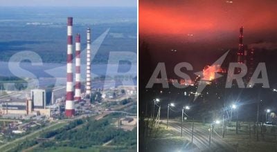 Масована атака дронів по Росії: горять ГРЕС і нафтозавод, закрито аеропорти