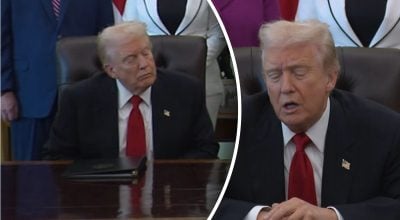 "Заснув" під час звернення: в Білому домі зробили заяву про "хворобу" Трампа