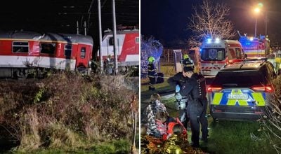 У Словаччині зіткнулися два пасажирські потяги