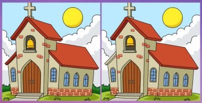 Тест на IQ: знайдіть 3 відмінності на картинках із церквою за 19 секунд