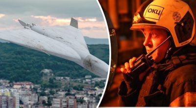 Уламки влучили у будинки,  горять багатоповерхівки: наслідки атаки Київ