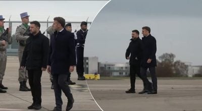 Зеленський прибув на переговори з Макроном: з'явились перші подробиці