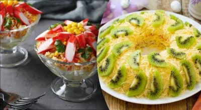 Салат із крабовими паличками - рецепт Салат із крабовими паличками - рецепт