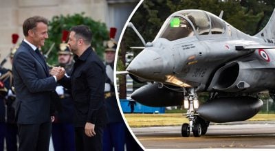 Зеленский, Макрон, Rafale