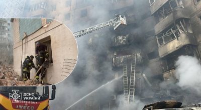 Росія вдарила ракетою Х-101 по Тернополю: зруйновано будинок з 9 по 3 поверх