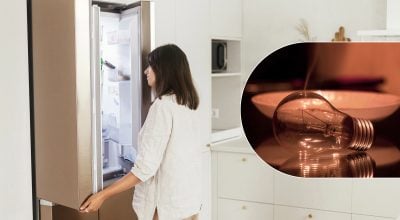 холодильник, свет