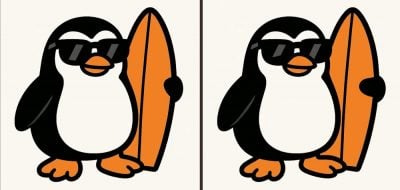 Тест на IQ: знайдіть 3 відмінності на картинці пінгвіна в окулярах за 31 секунду