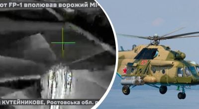 Вражаюча операція: ССО вперше в історії збили ворожий гелікоптер дроном у повітрі