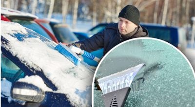 Як очистити лобове скло від льоду за лічені хвилини: простий лайфхак для ранку