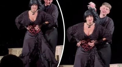 Смішне відео: актриса Івано-Франківського театру зробила зауваження просто зі сцени
