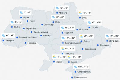 Погода підготувала нову порцію дощів: де вдарить 'мінусова' температура Погода підготувала нову порцію дощів: де вдарить 'мінусова' температура