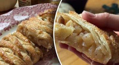 На смак просто бомба: рецепт дуже лінивого яблучного штруделя